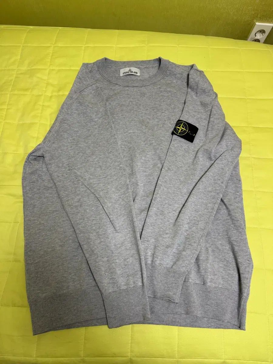 STONE ISLAND ストーンアイランド ワッペンロゴ コットン モールスキン メンズ ニット S