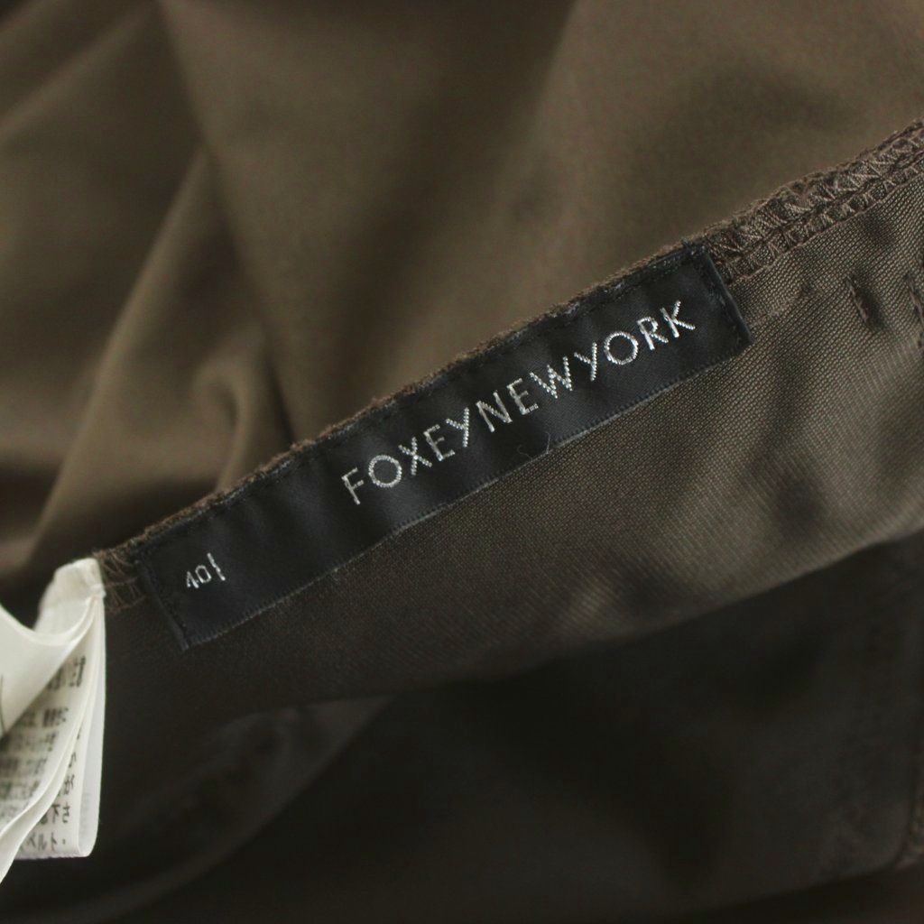 フォクシーニューヨーク FOXEY NEW YORK ワンピース フレア ひざ丈