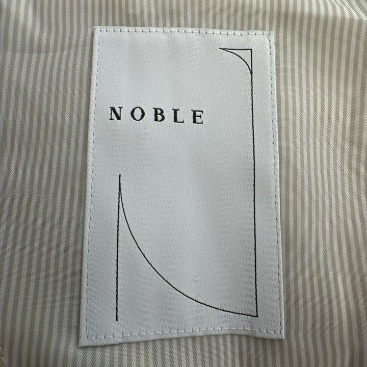 NOBLE ③ 21010240500020 麻ストレッチダブルブレストジャケット  
