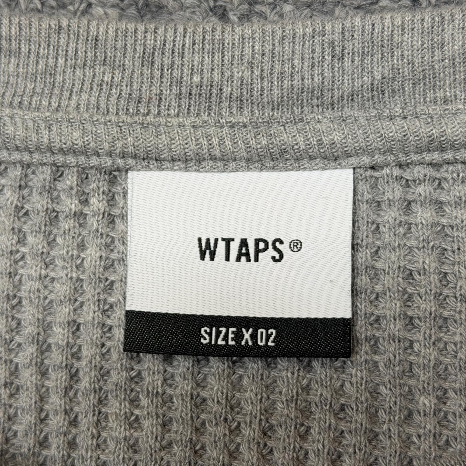 WTAPS 24AW Waffle / LS / Cotton サーマルカットソー 長袖Tシャツ 