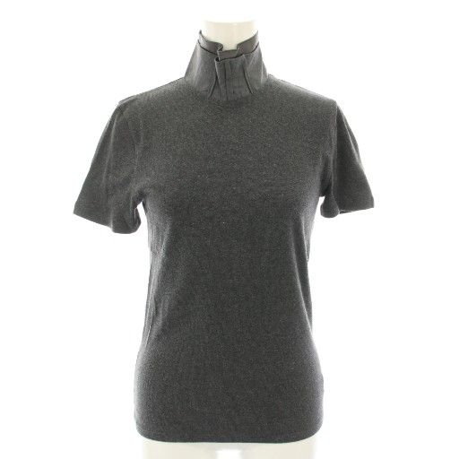 美品 ブルネロクチネリ BRUNELLO CUCINELLI T半袖カットソー ブルネロクチネリ BRUNELLO CUCINELLI カットソー ニット フリルネック