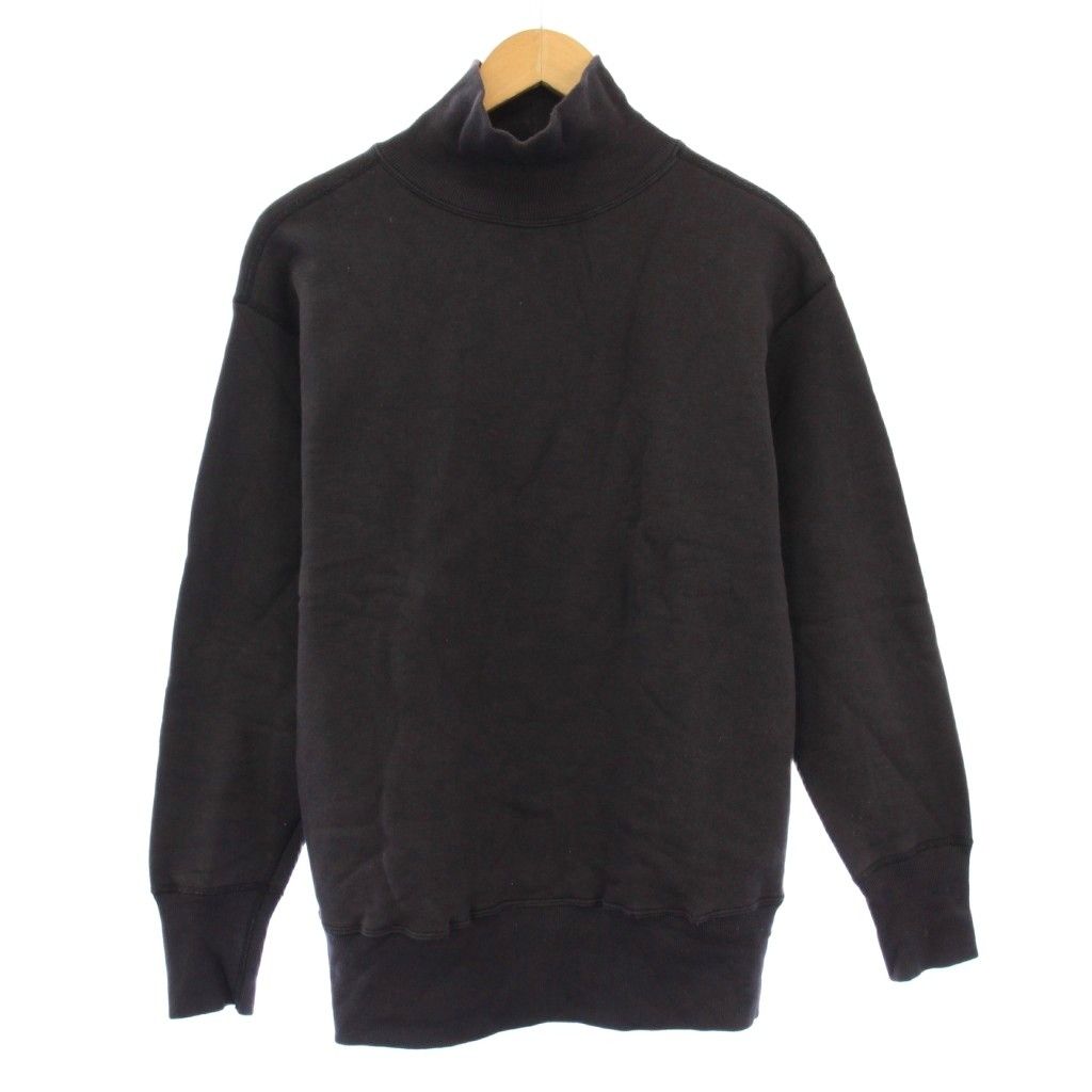 ウエアハウス スウェット トレーナー タートルネック 長袖 ストレッチ 裏起毛 ワンカラー 無地 38 チャコールグレー |BB