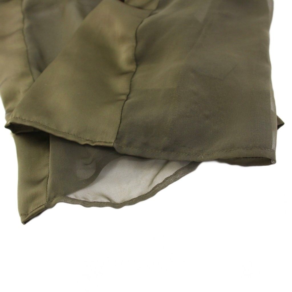  サカイ sacai サテン シアー カーゴパンツ イージー 1 カーキ 20-05027 |KH その他 パンツ