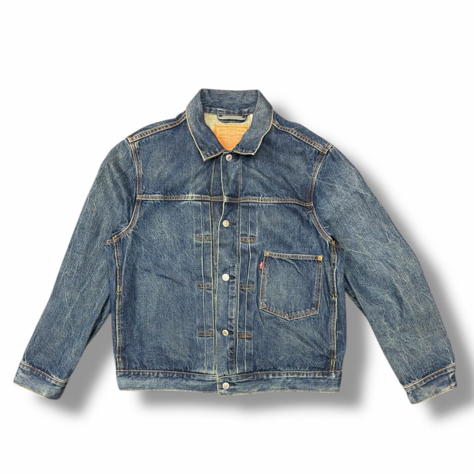 Levi s Type 1 Trucker Jacket トラッカーデニムジャケット Gジャン リーバイス CW-3323 インディゴ M 6457