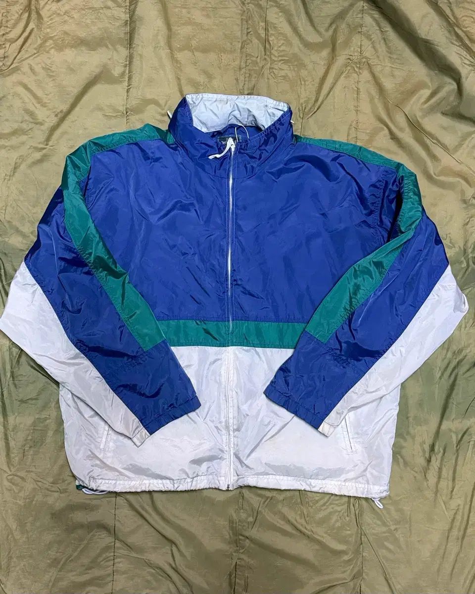 80 s ウールリッチ ナイロン ジップアップ ジャケット XL