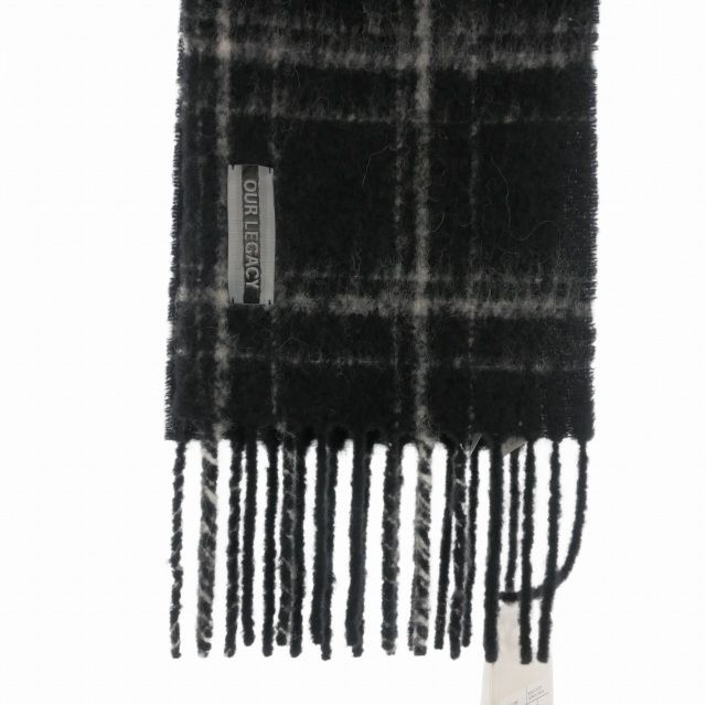 アワーレガシー OUR LEGACY 24AW ESTATE SCARF ブラックファジー