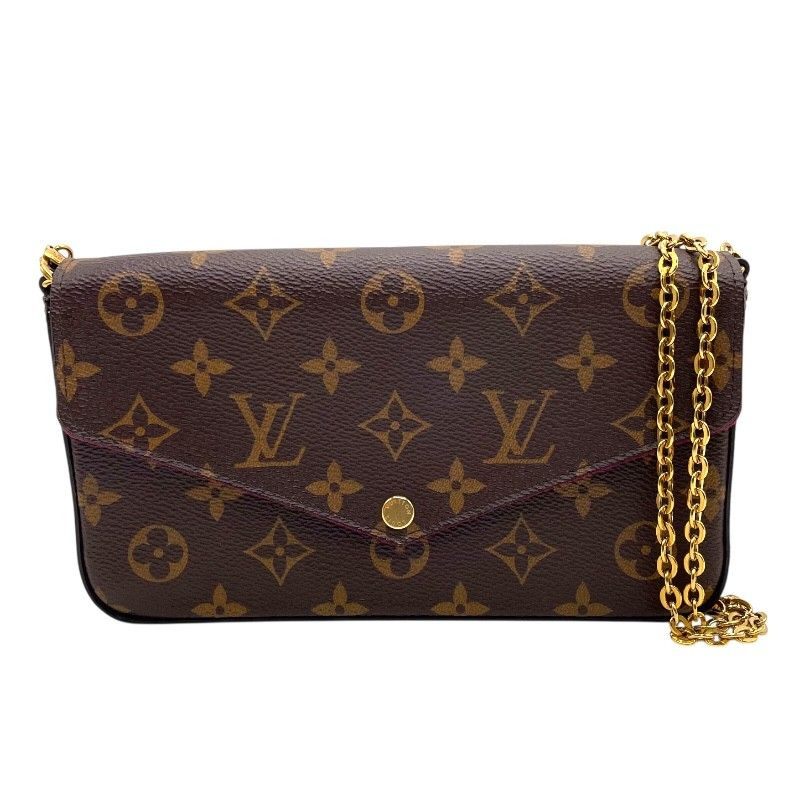 ルイ ヴィトン LOUIS VUITTON ポシェット フェリシー M 81896 ブラウン×GD金具 モノグラムキャンバス|PVC レディース ショルダーバッグ