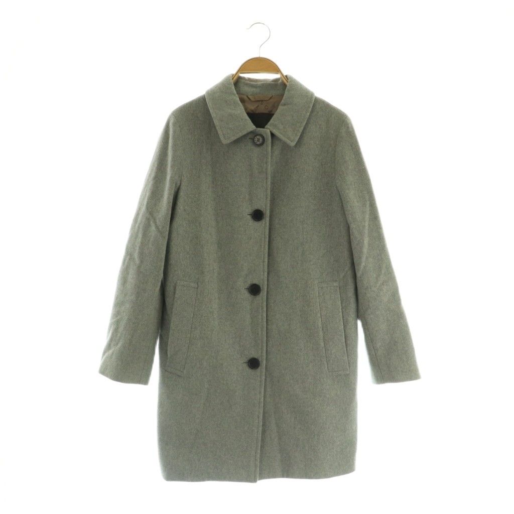 マッキントッシュ ロンドン LONDON ウール ステンカラーコート 38 グレー |MY OS