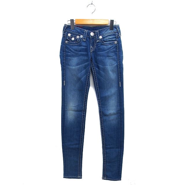 トゥルーレリジョン TRUE RELIGION ステッチ デニム ジーンズ スリム
