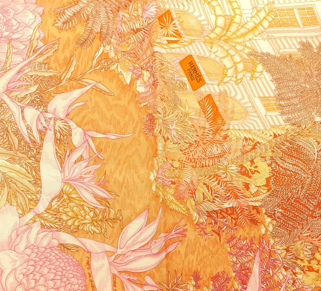 ブランド エルメス フォブール トロピカル スカーフ ♥