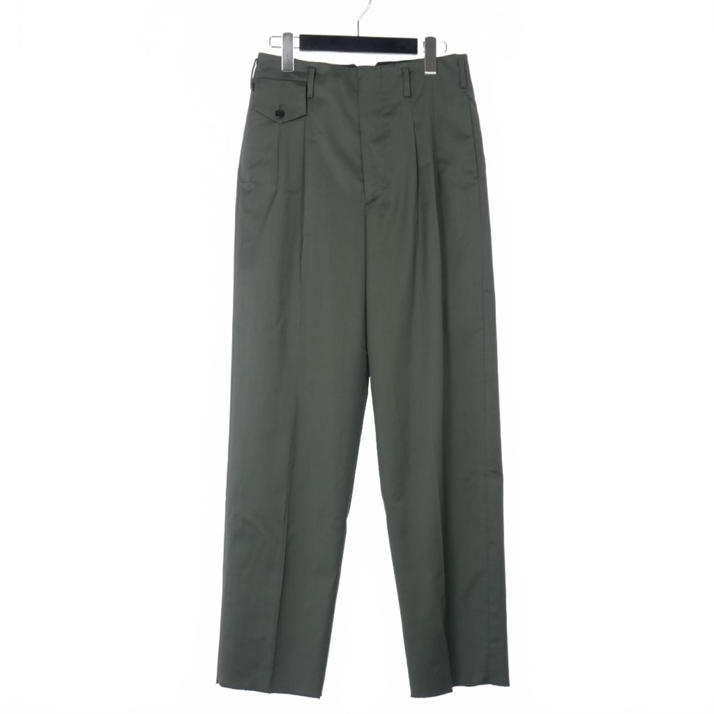 ゴールデングース GOLDEN GOOSE ワイドパンツ テーパード XXSサイズ カーキ 緑