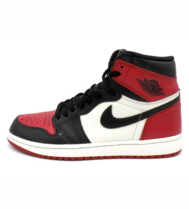 ナイキ NIKE AIR JORDAN 1 RETRO HIGH OG Bred Toe 555088 610 エア ジョーダン レトロ ハイ オージー ブレッド トゥ スニーカー 47192