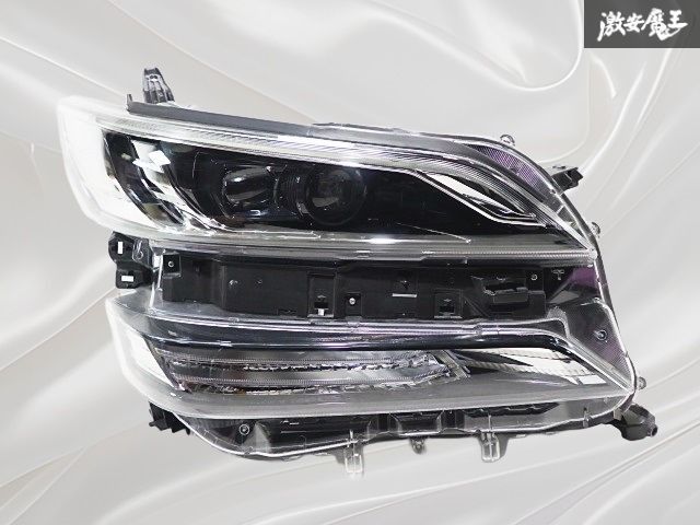 トヨタ GGH 30 W AGH ヴェルファイア 前期 2眼 LED ヘッドライト ヘッドランプ 右側 右 運転席 ICHIKOH 58-64 打刻 キ