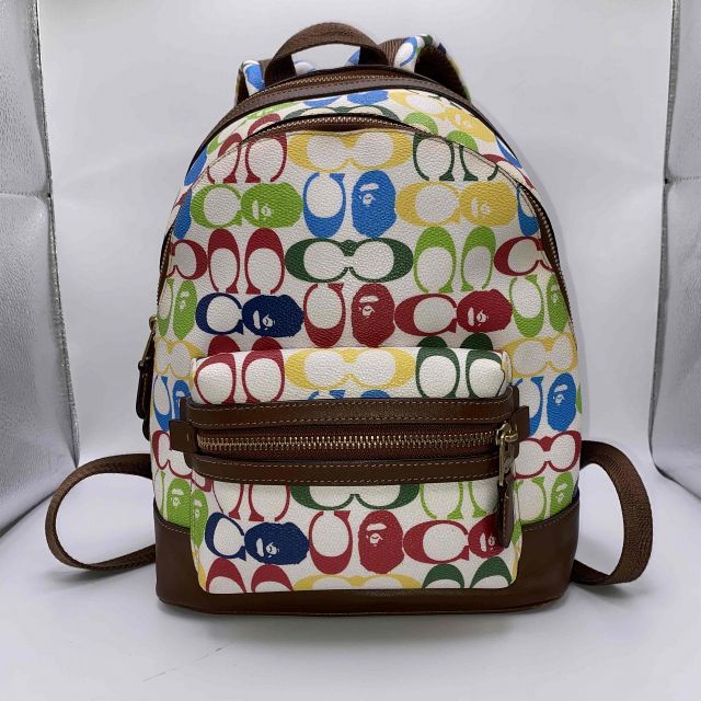 A BATHING APE 20 ss x COACH ACADEMY 23 アベイシングエイプ コーチ アカデミーバックパック リュック