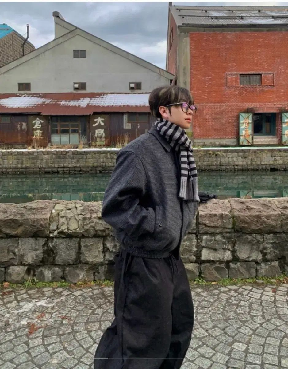 ディサーメント CHECK ウール ジャケット