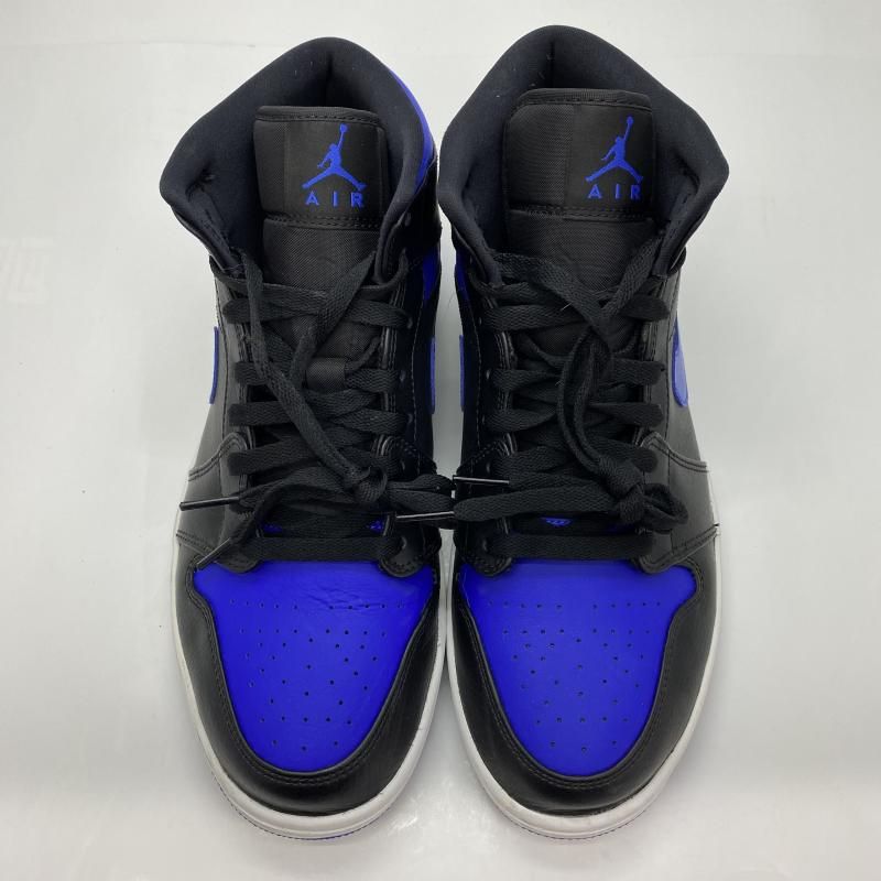 NIKE AIR JORDAN 1 MID BLACK|BLUE サイズ28 cm 554724-068 91