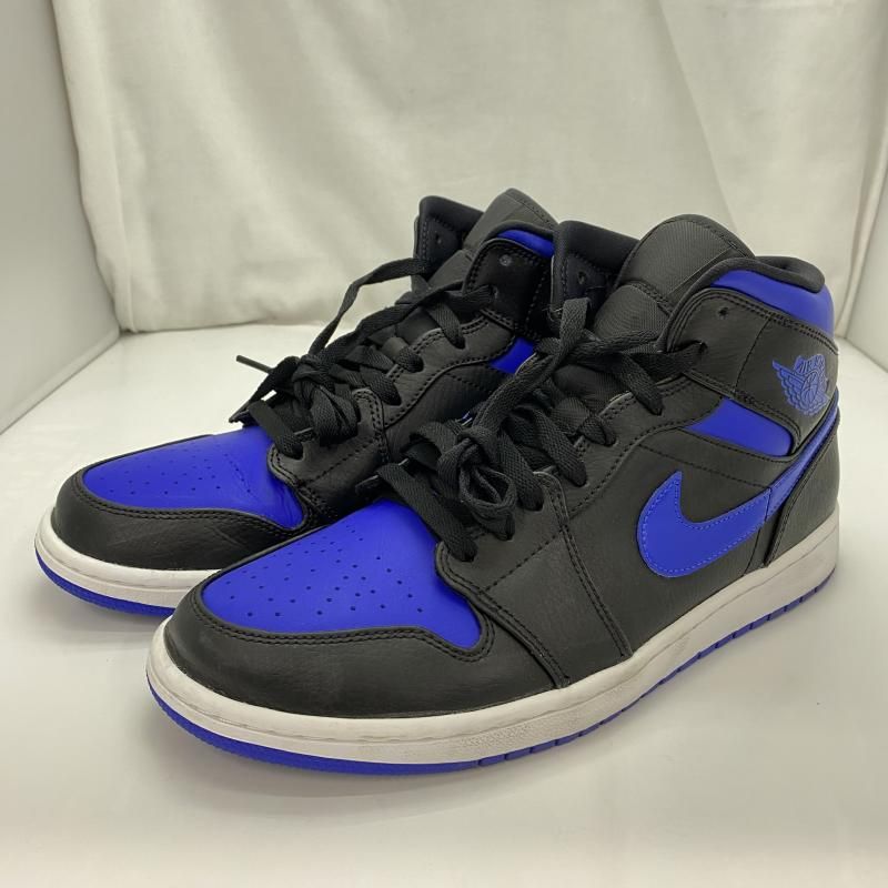 NIKE AIR JORDAN 1 MID BLACK|BLUE サイズ28 cm 554724-068 91
