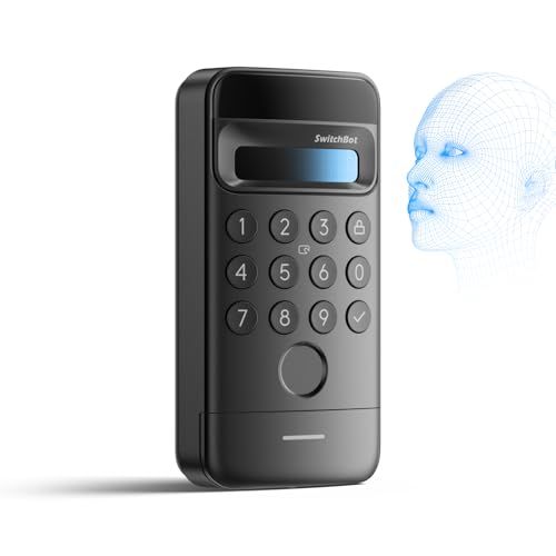 迅速に発送 SwitchBot 顔認証パッド 指紋認証 暗証番号 スマートロック- スイッチボット オートロック ドアロック カギ 交通系ICカード FeliCa Suica PASMO Bluetooth ワイヤレス 盗難防止 工事不要 ab 4 d 76 c 1