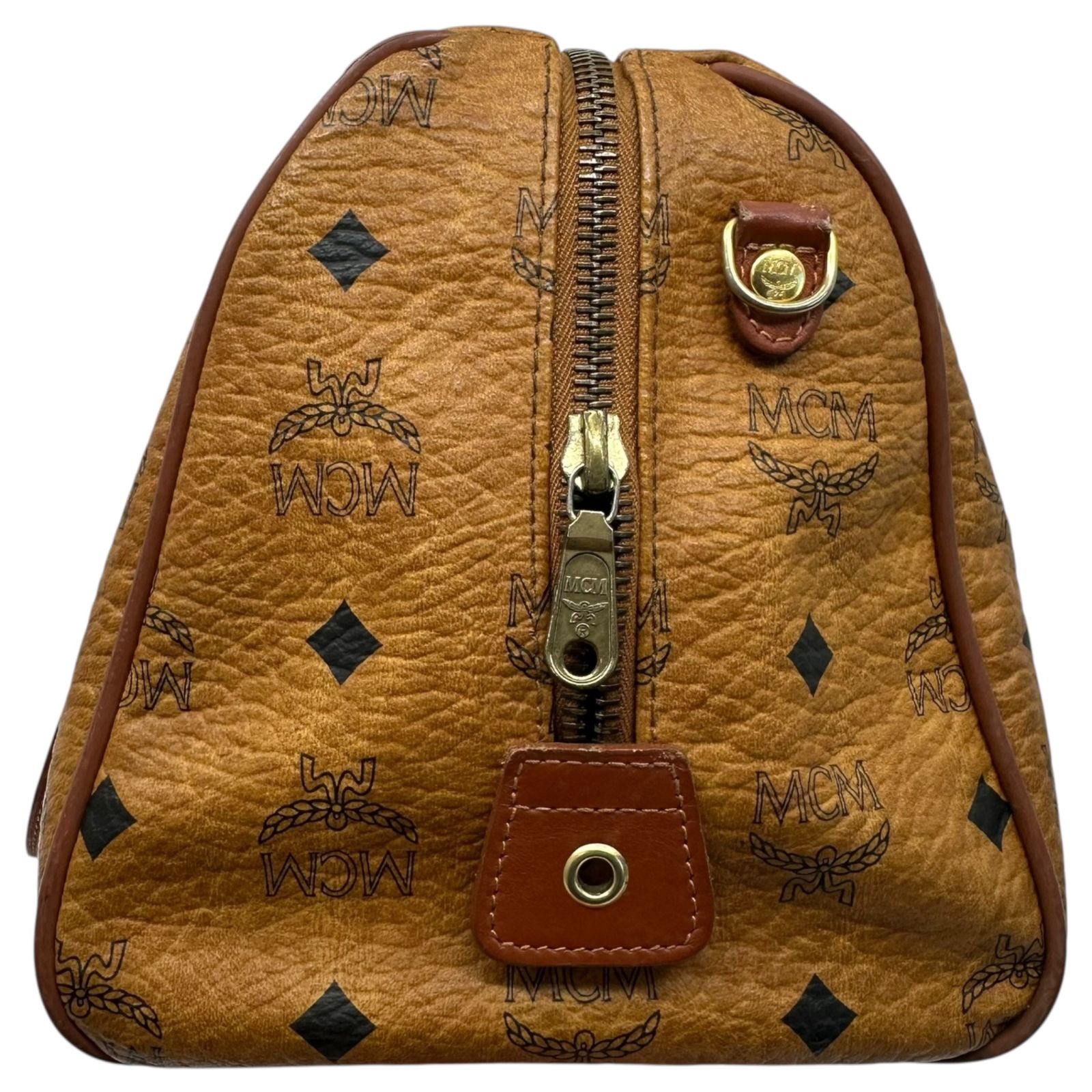 MCM(エムシーエム) Monogram Mini Boston Bag モノグラム ミニ