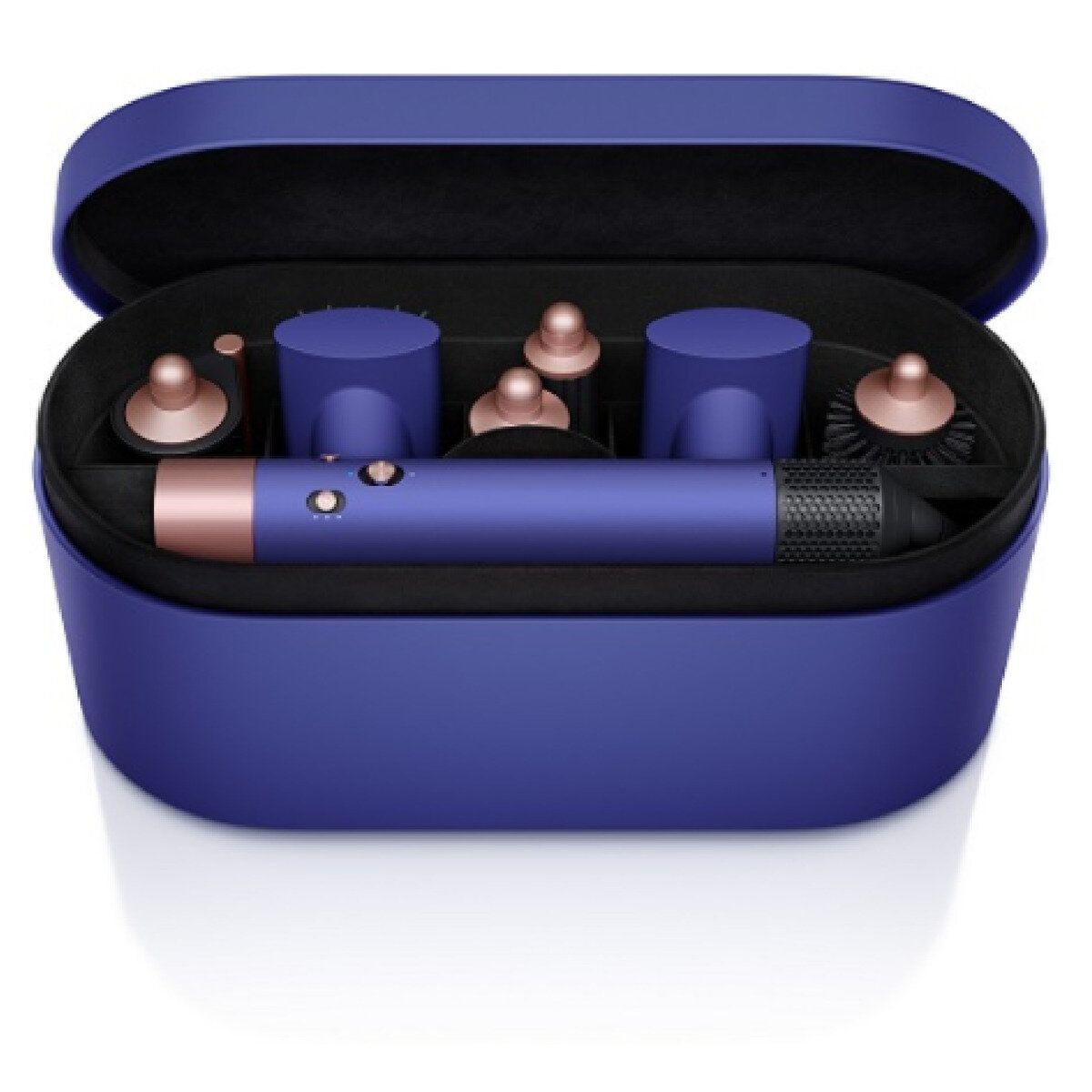 展示品 Dyson Airwrap マルチスタイラー Complete 収納ポーチ付きHS 05 COMP VBR SP ビンカブルー ロゼ