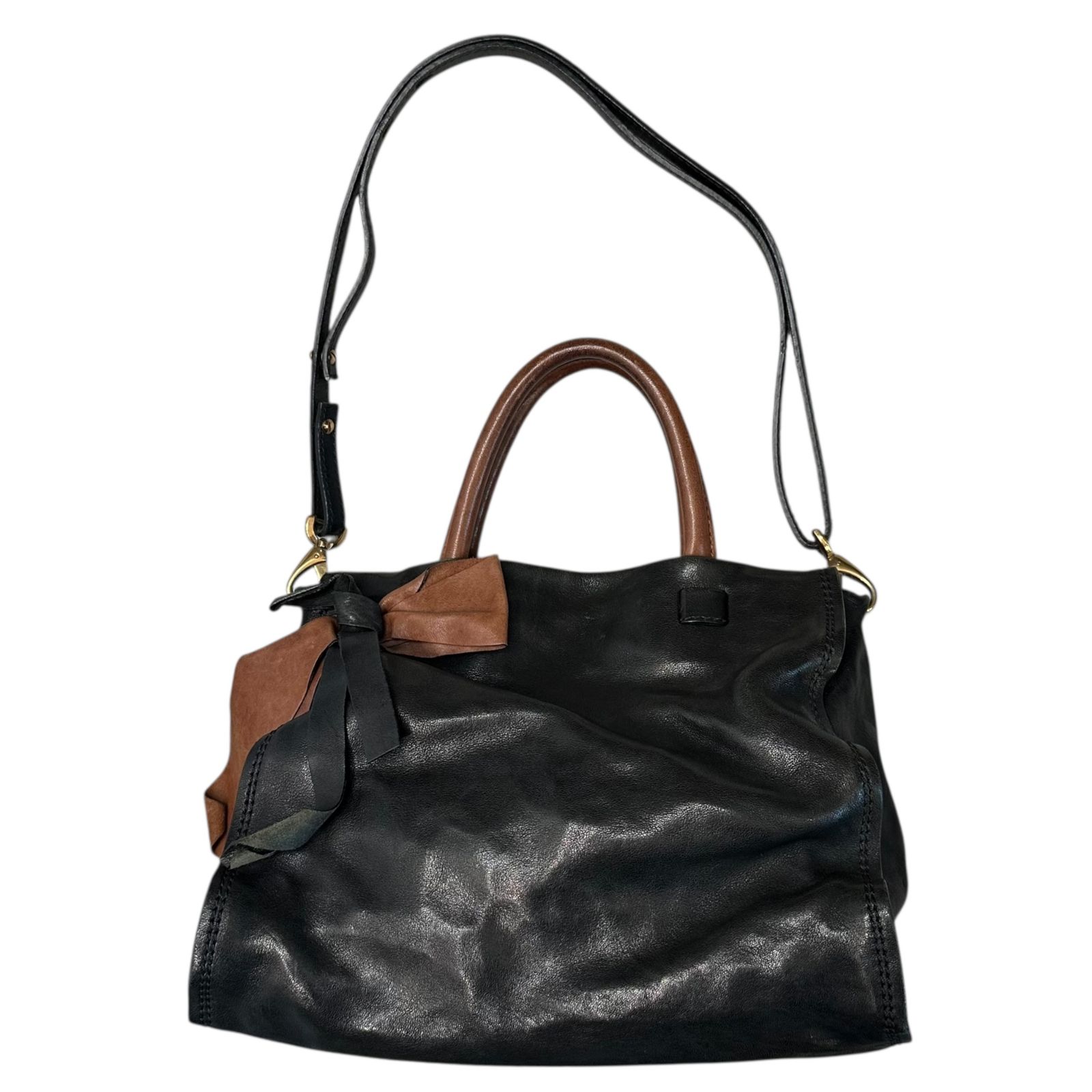 ANDREA MABIANI(アンドレアマビアーニ) 2WAY Leather Shoulder Bag 