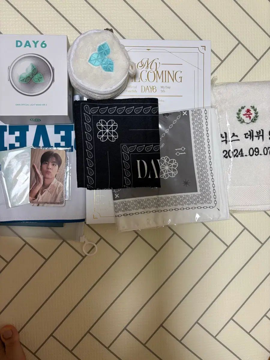 DAY 6 LIGHT BAND ペンライト ポーチ FOREVER YOUNG バンダナ スローガン 5期 グッズ