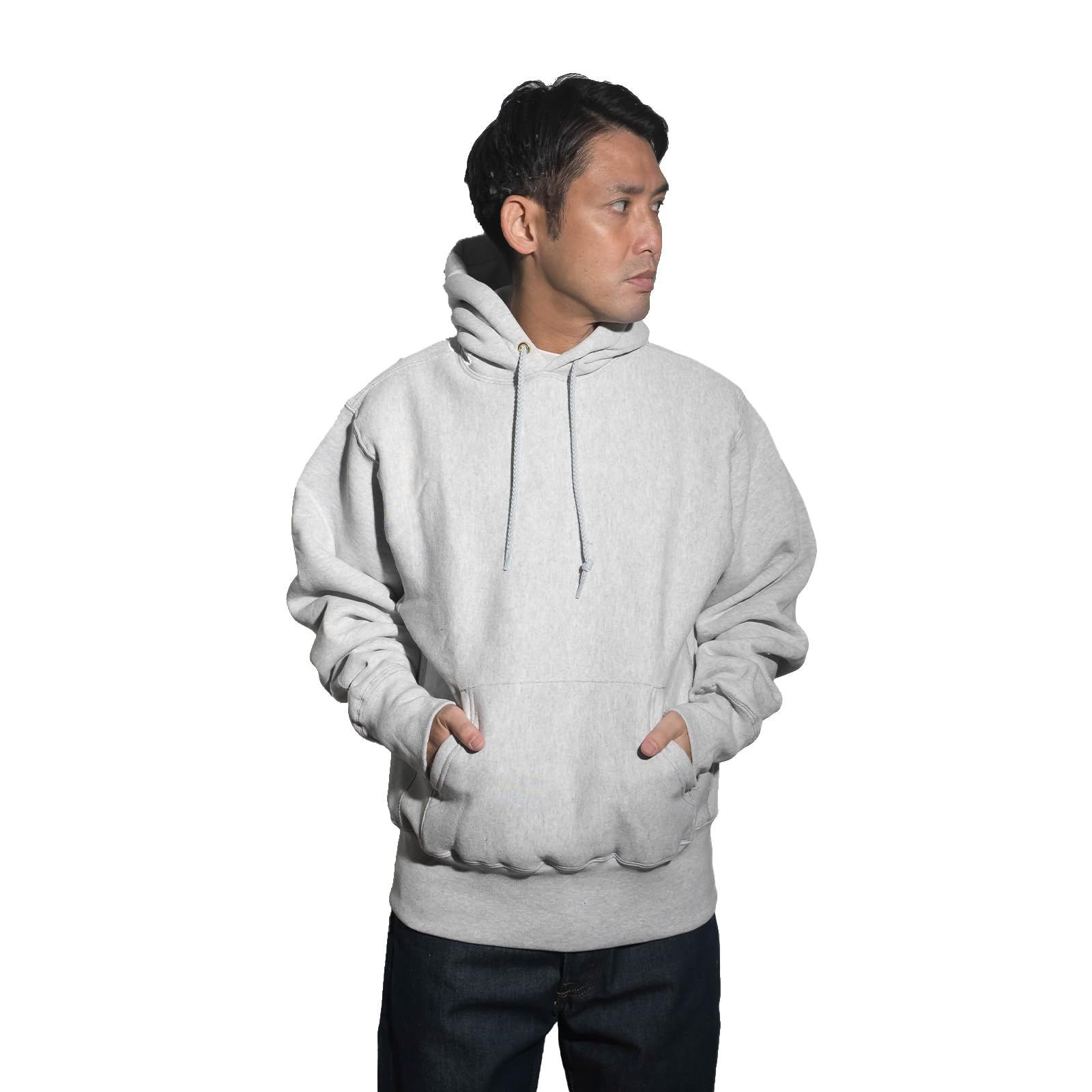 キャンバー 232 クロスニット プルオーバーフード グレー L