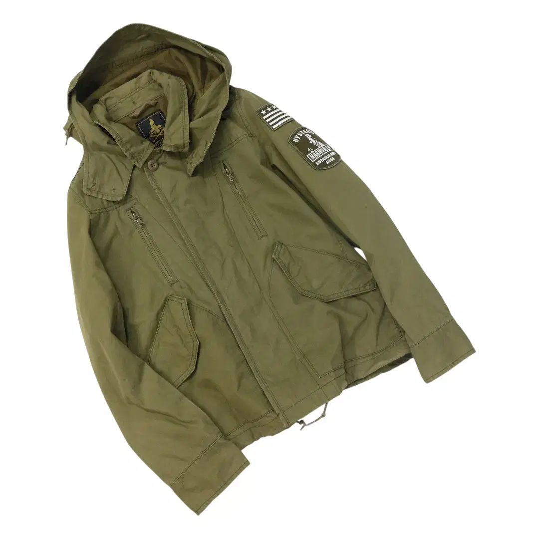 HYSTERIC GLAMOUR ミリタリージャケット パーカー ワッペン HYSTERIC GLAMOUR(ヒステリックグラマー) ヴィンテージ ミリタリー