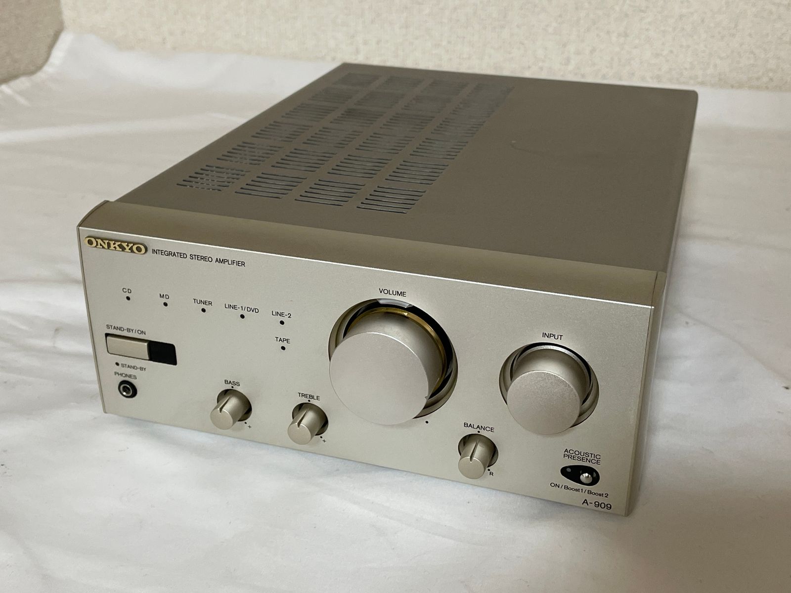 ONKYO プリメインアンプ A-909LTD INTEC オンキョー Yahoo