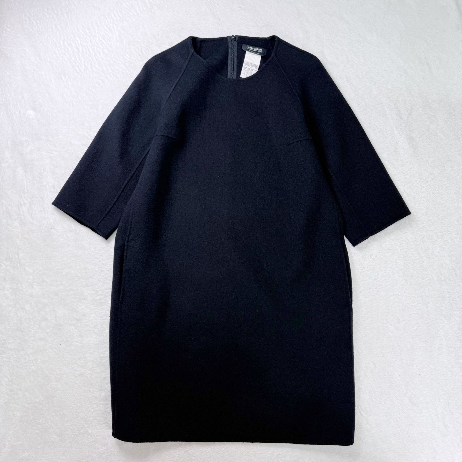 美品✨マックスマーラ♡ダブルフェイスワンピース　アンゴラ　クチートアマーノ40 希少✨ マックスマーラ クチートアマーノ アンゴラダブルフェイス P