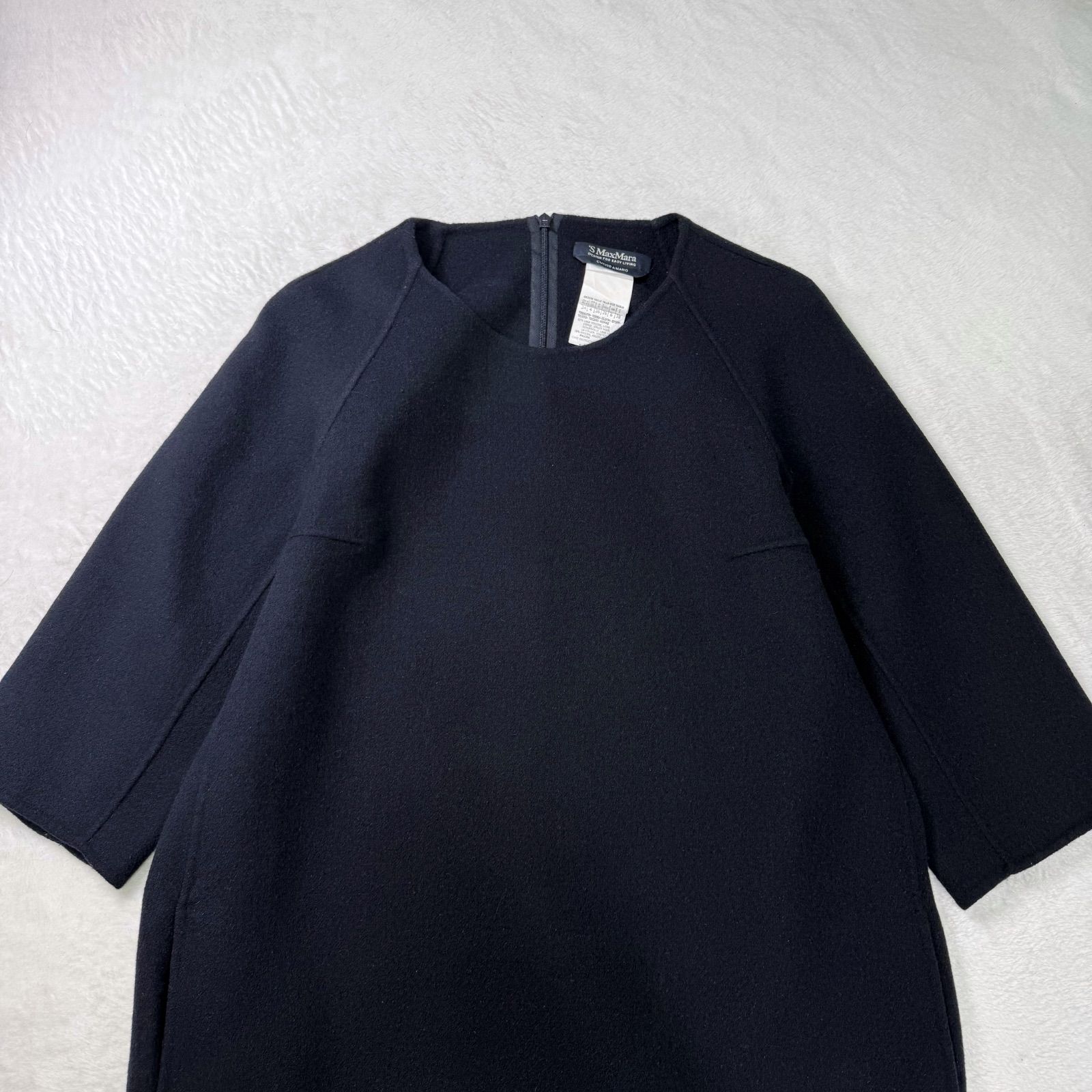 美品✨マックスマーラ♡ダブルフェイスワンピース　アンゴラ　クチートアマーノ40 希少✨ マックスマーラ クチートアマーノ アンゴラダブルフェイス P