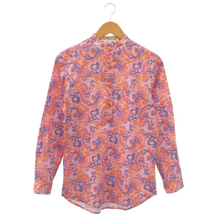 ETRO (エトロ) □ ⑤ 総柄シャツ レディース ピンク 38 - メルカリ
