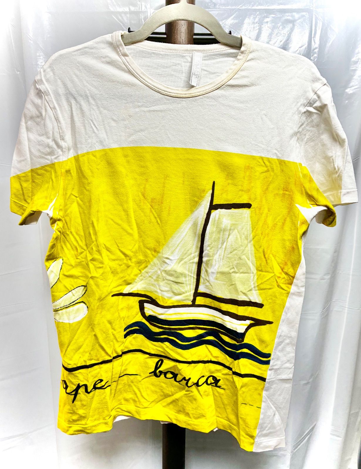PRADA/プラダ/半袖シャツ/Tシャツ/プリント/ホワイト/メンズ