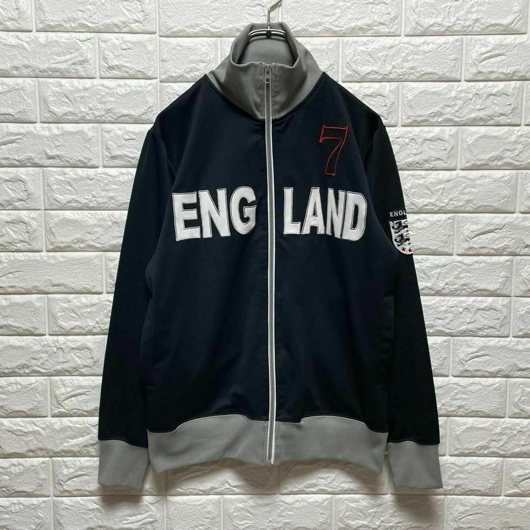 古着】トラックジャケット ENGLAND イングランド ロゴ 国旗デザイン