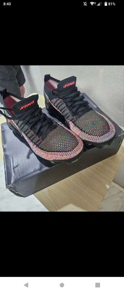  ナイキ ヴェイパーマックス クリーム モデル スニーカー 靴