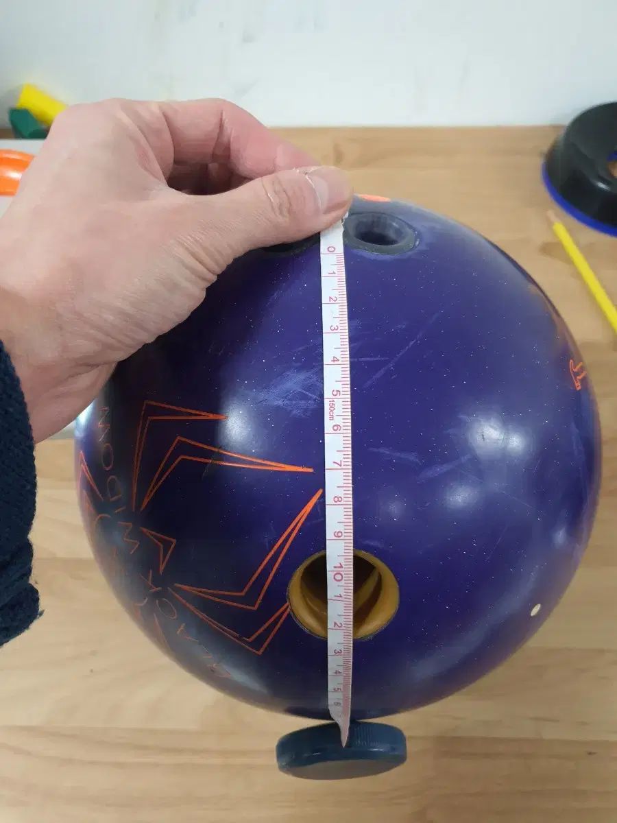 ボーリングボール 15p 人気 black widow（ブラックウィドウ） パープル