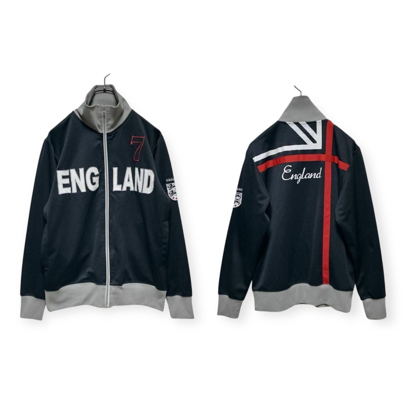 古着】トラックジャケット ENGLAND イングランド ロゴ 国旗デザイン