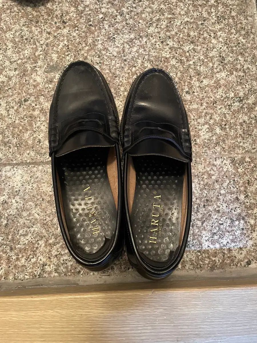 HARUTA ハルタ ブラック ローファー
