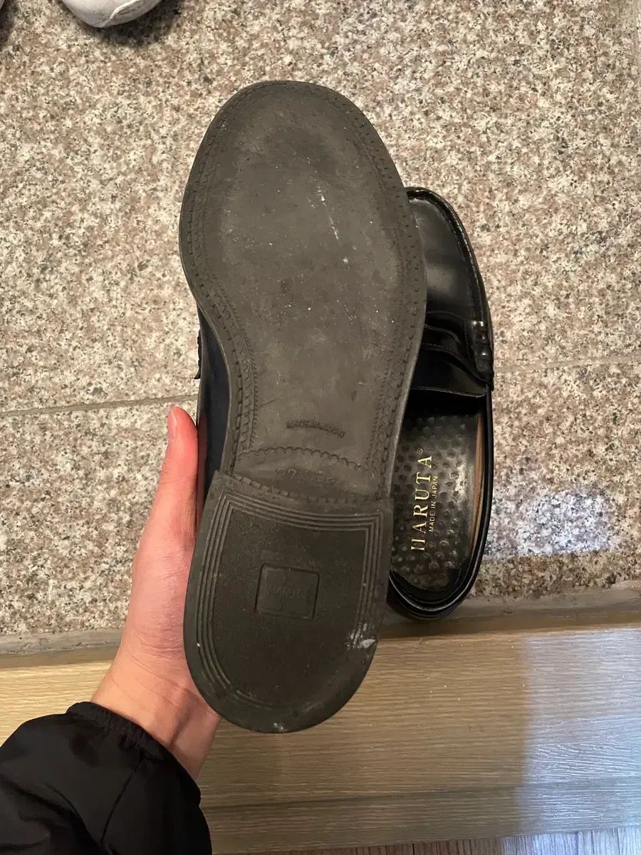 HARUTA ハルタ ブラック ローファー