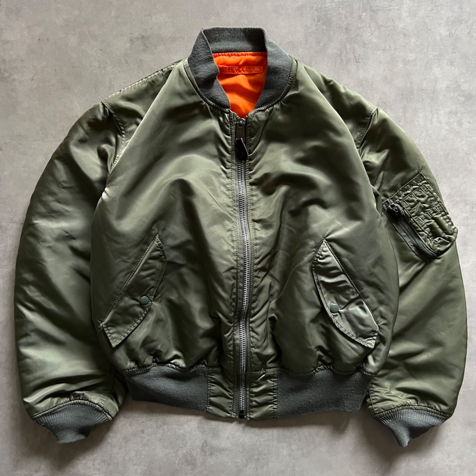 80 s ALPHA ma-1 flight jacket アルファ ジャケット