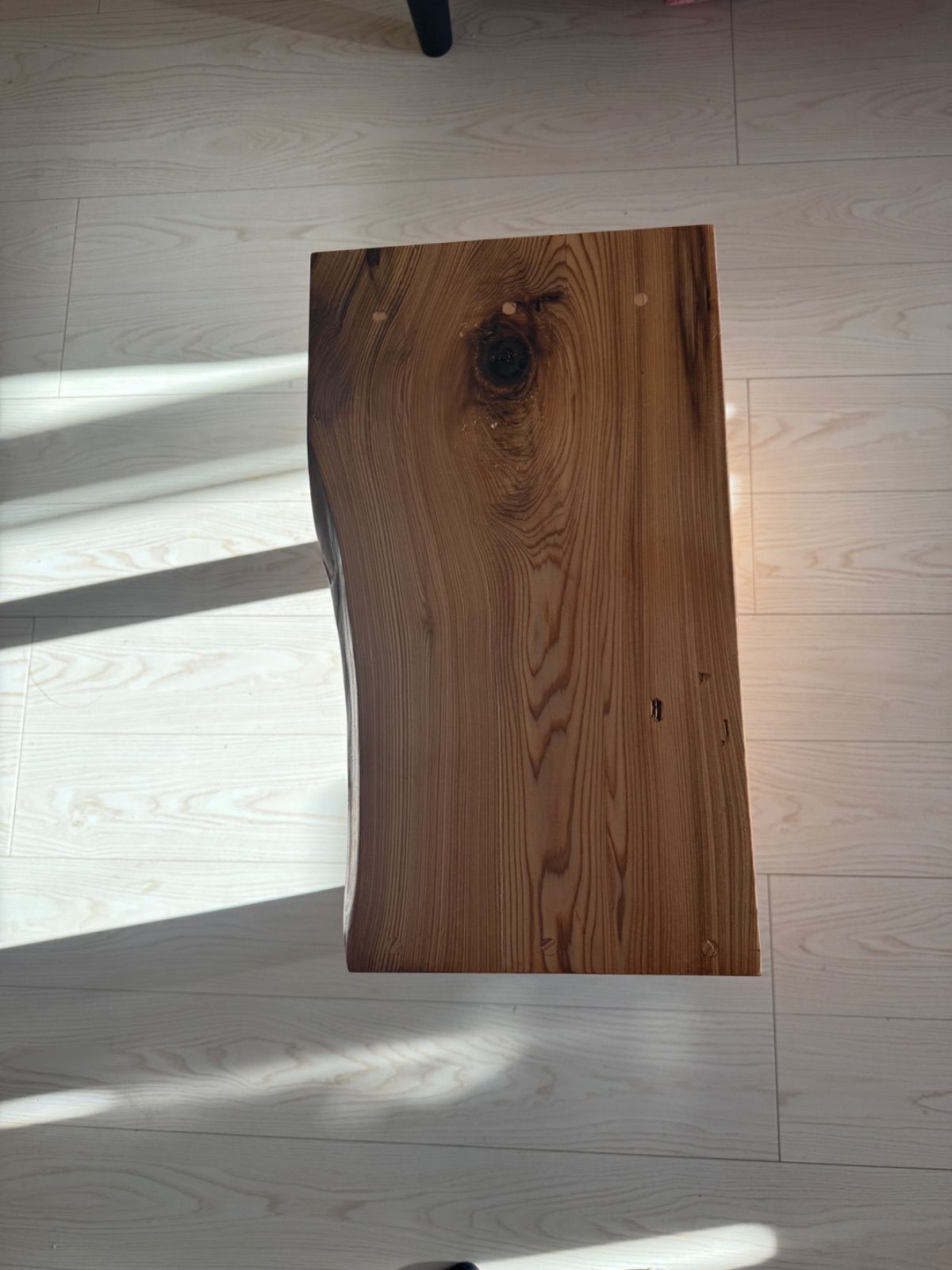 DIY 木製ナチュラルウッド角型スツール - メルカリ