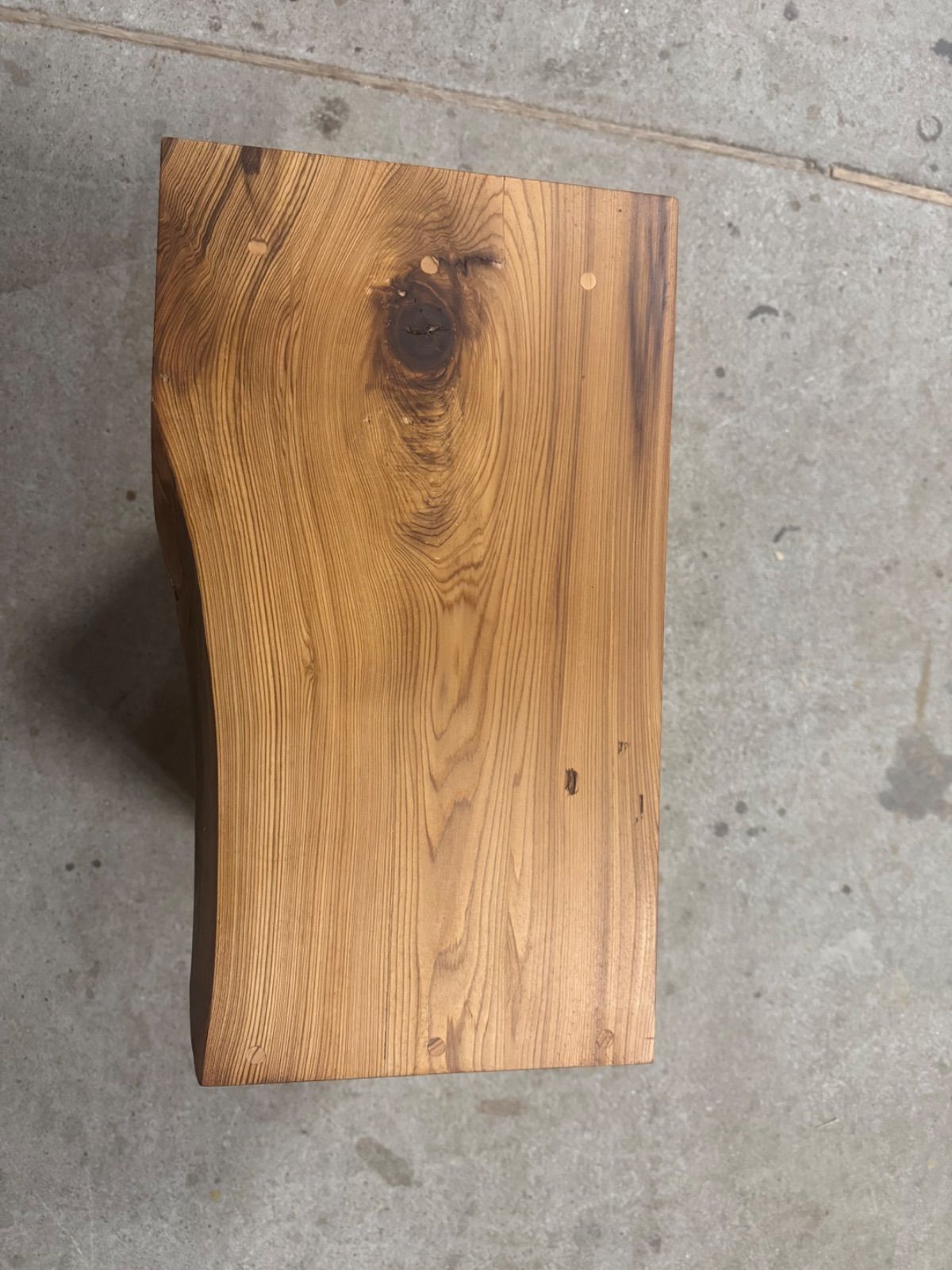 DIY 木製ナチュラルウッド角型スツール - メルカリ