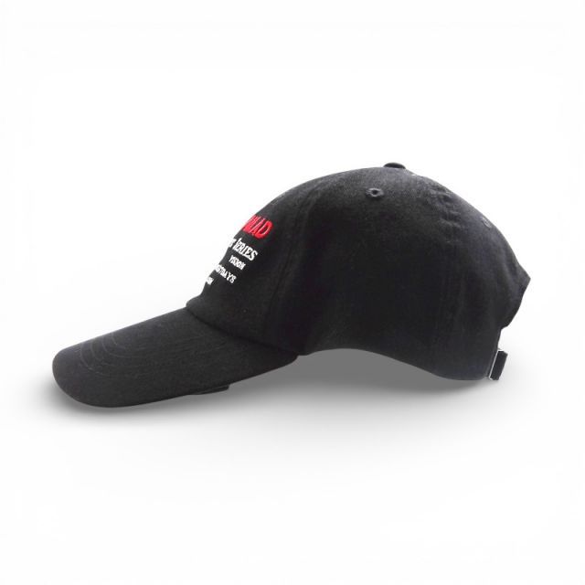 VALLAD LOGO CAP WORLD ROMANCE SERIES BLACK バラッド ロゴ キャップ