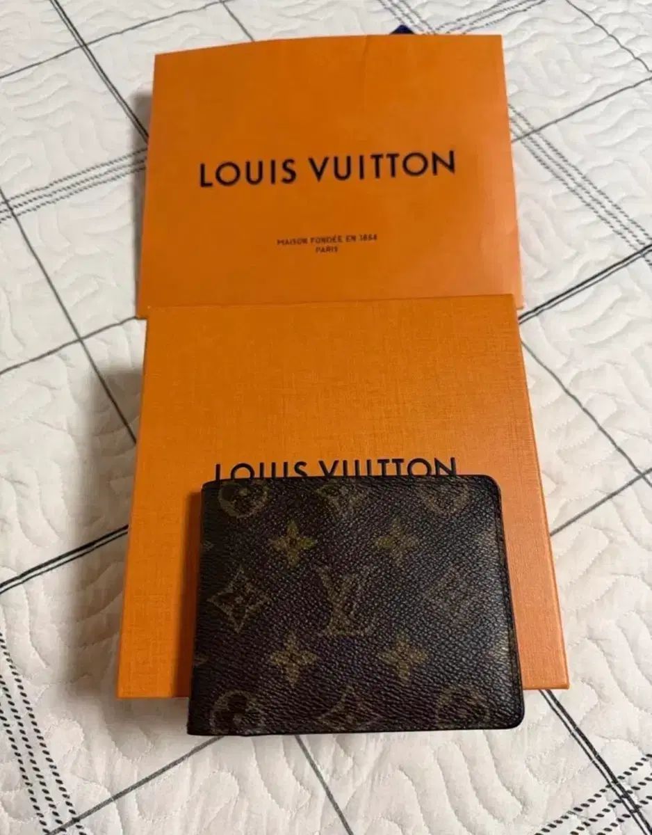 Louis Vuitton ルイヴィトン モノグラム 二つ折り財布 状態良し ボックス ダストバッグ