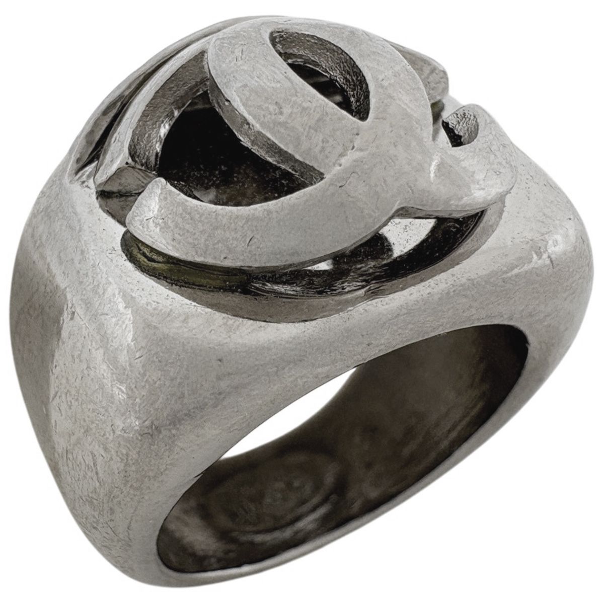 シャネル CHANEL ココマーク リング CC 指輪 13号 シルバーメッキ シルバー レディース