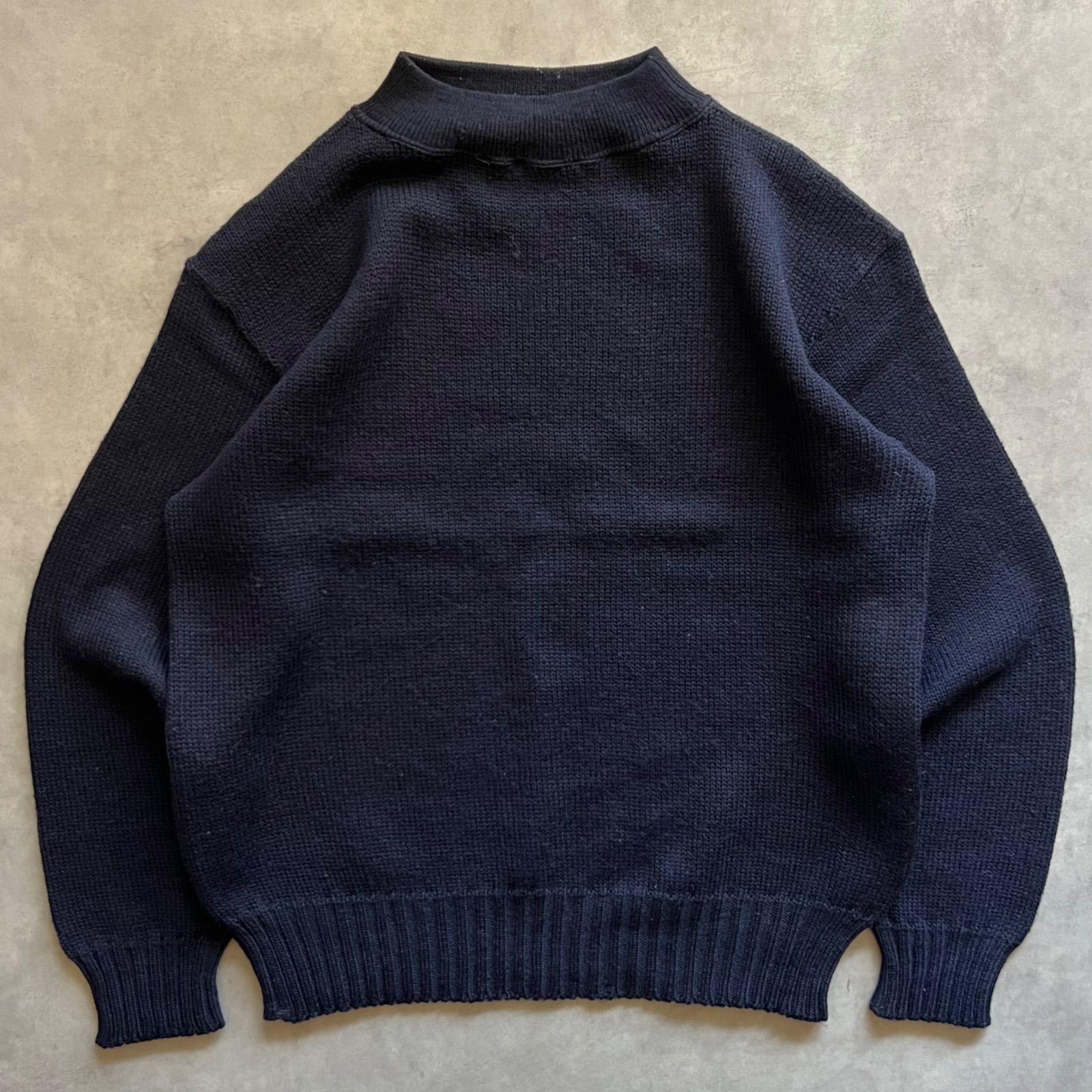 80 s〜90 s Eddie Bauer wool knit navy エディーバウアー ニット