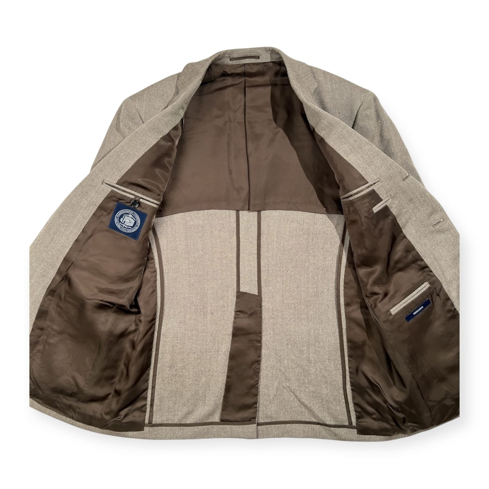 J.PRESS ジェイプレス シルク&リネン混 段返3B テーラードジャケット