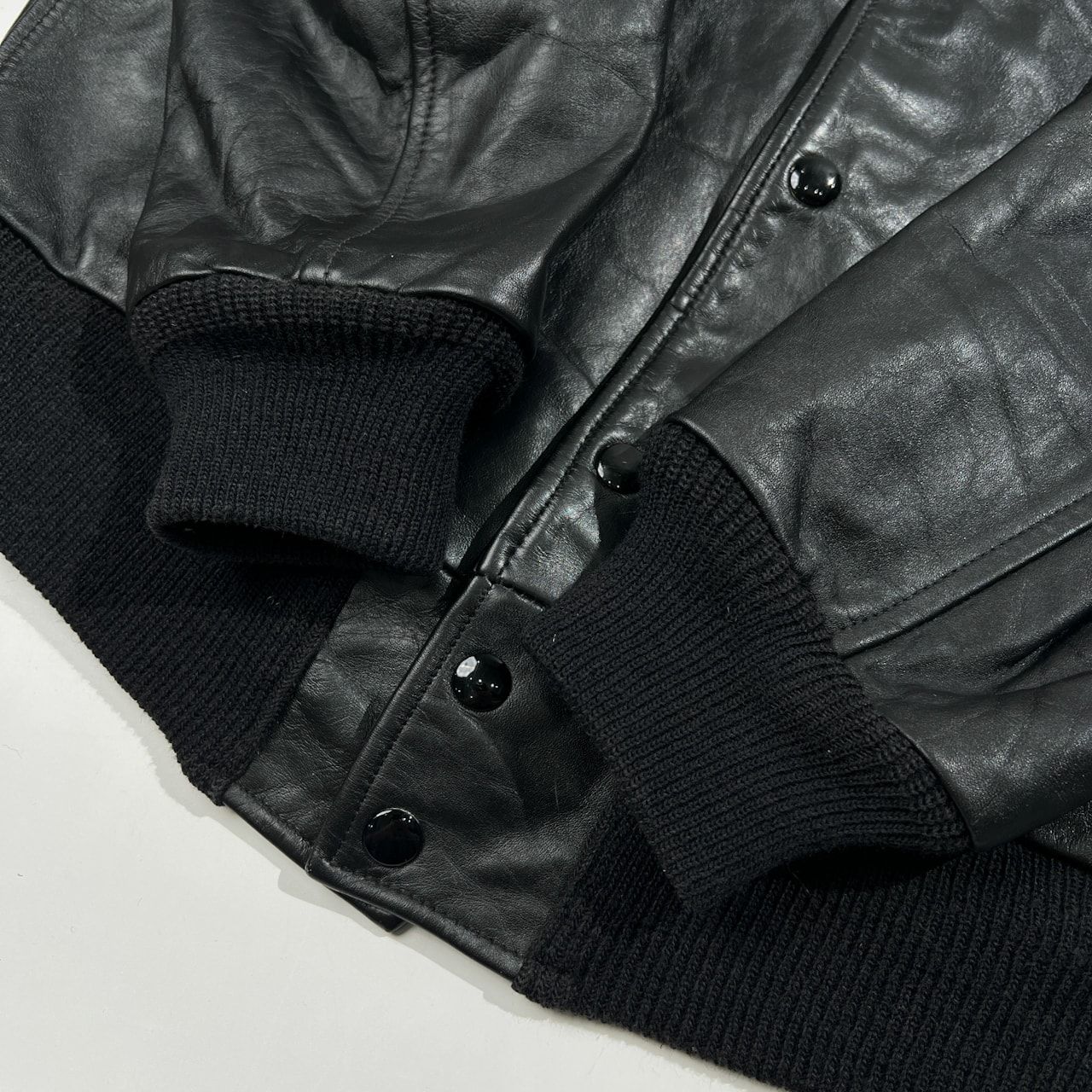 80s BUTWIN バトウィン オールレザー ビンテージ スタジャン バー