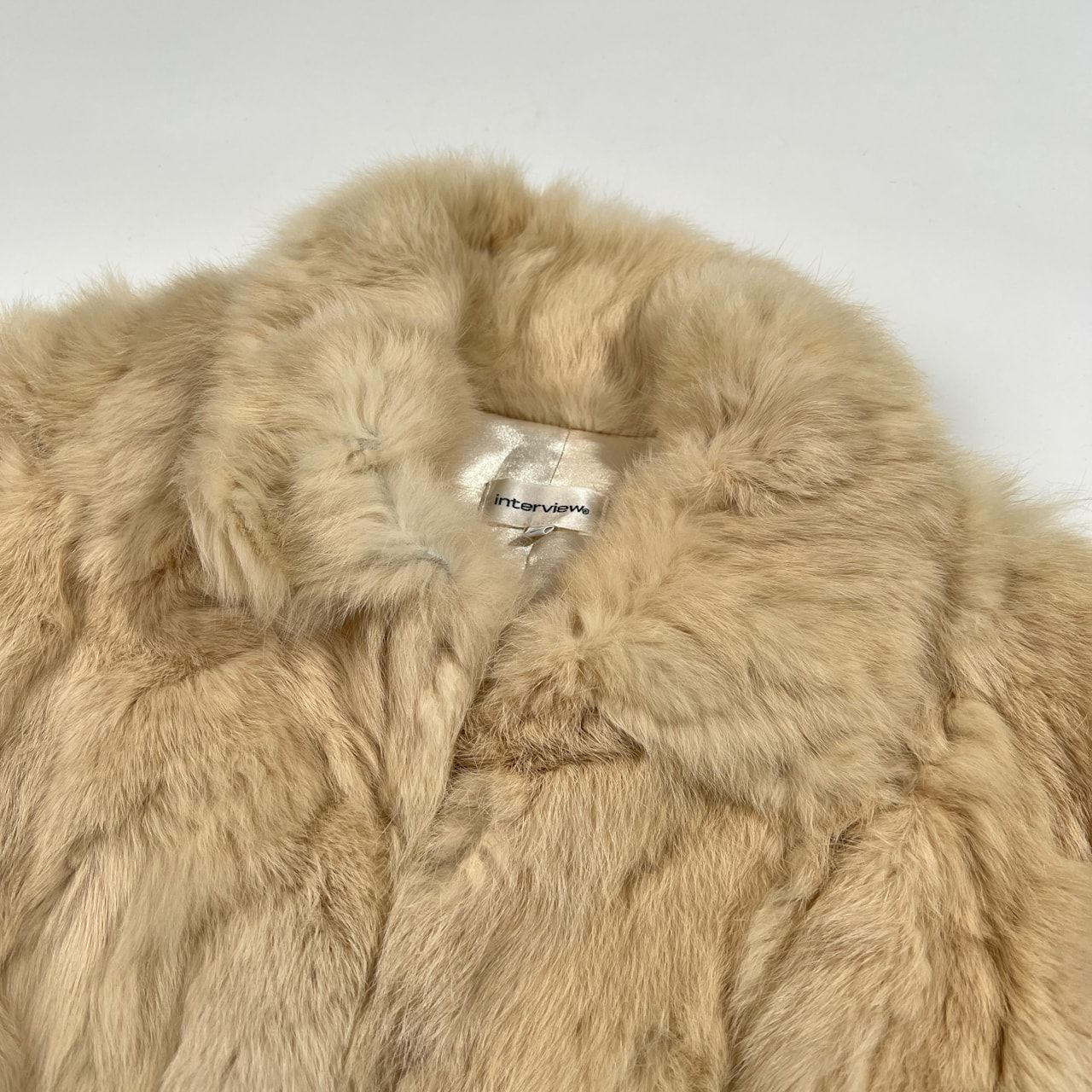 本毛皮 interview ラビットファー 毛皮 ジャケット コート サイズ 9AR