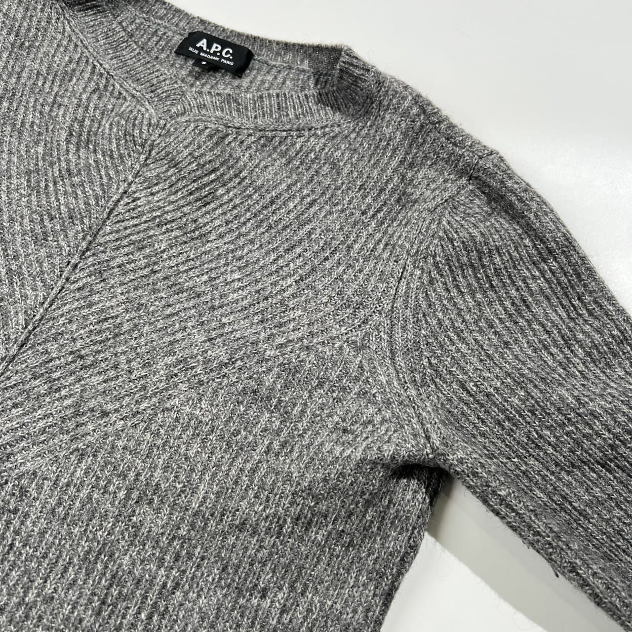キャメル100% A.P.C. アーペーセー ウールニットセーター キャメルヘア 
